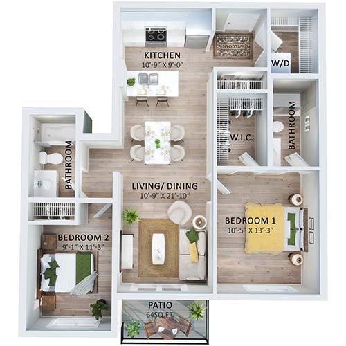 Suite 111 Floorplan