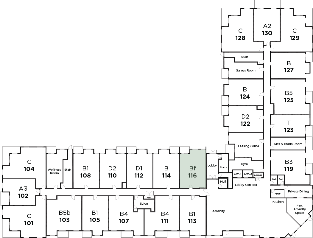 Suite 116 in Parkview