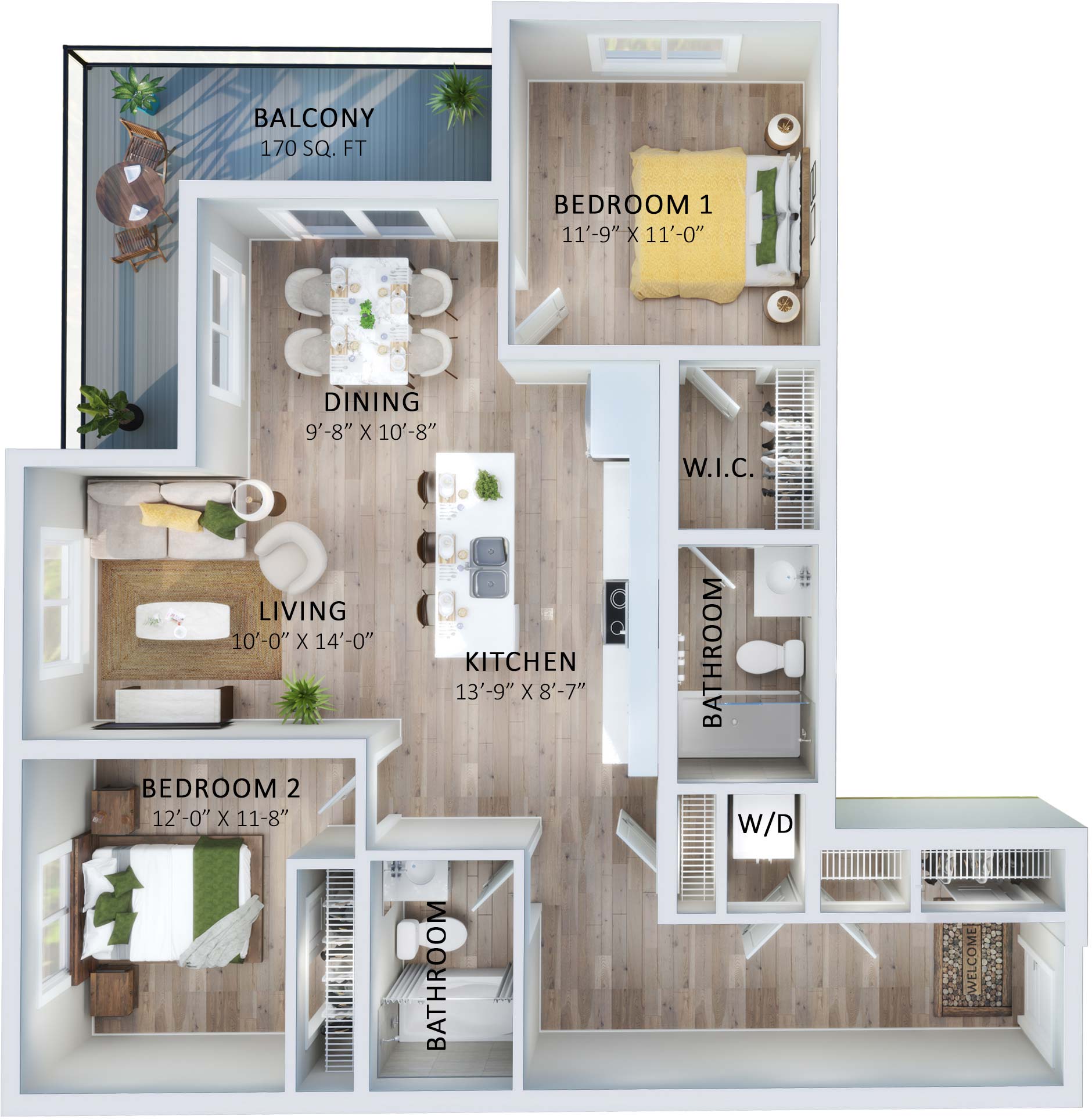 Suite 128 Floorplan