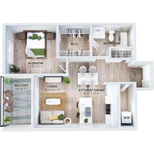 Suite 202 Floorplan