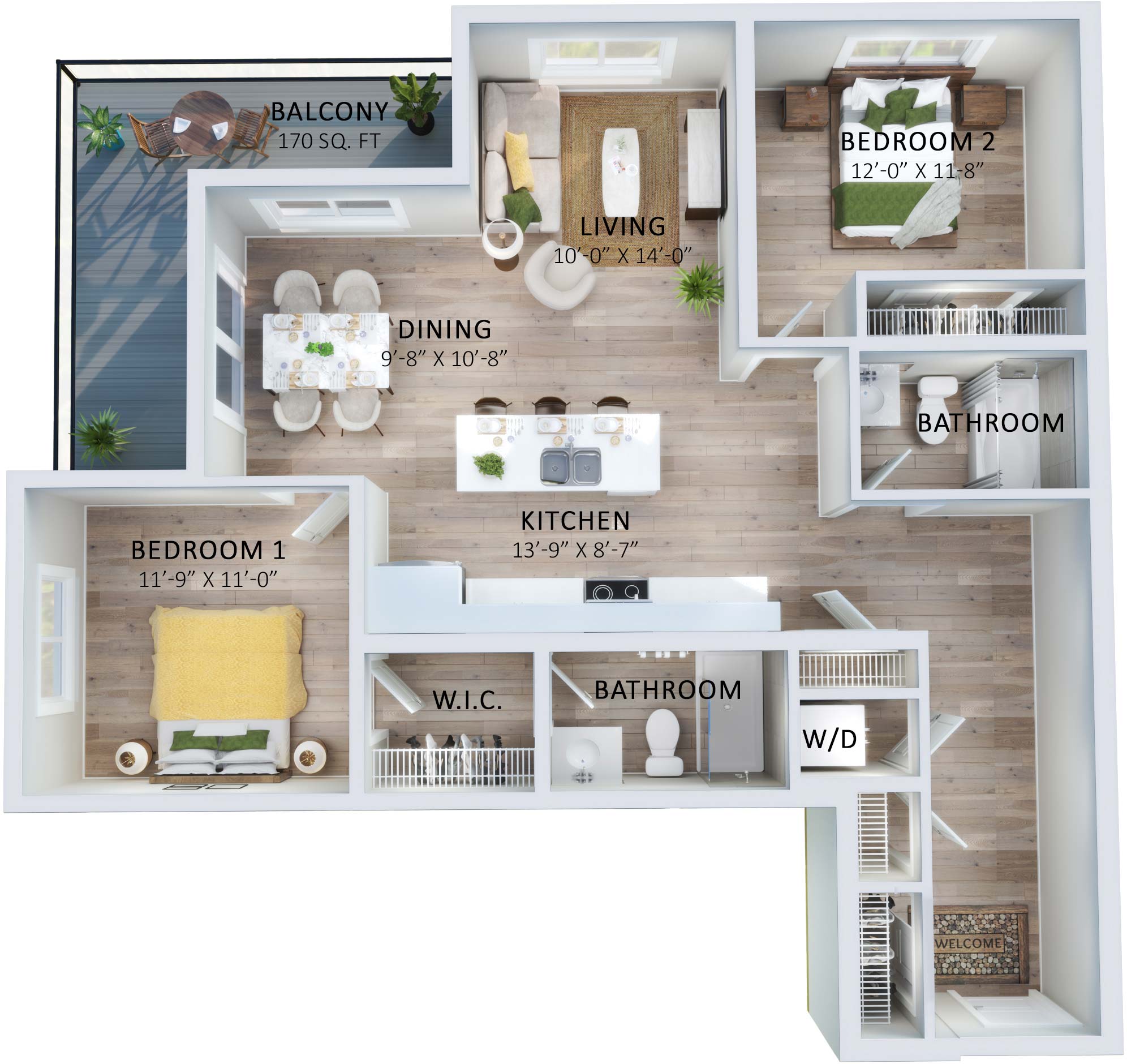 Suite 204 Floorplan