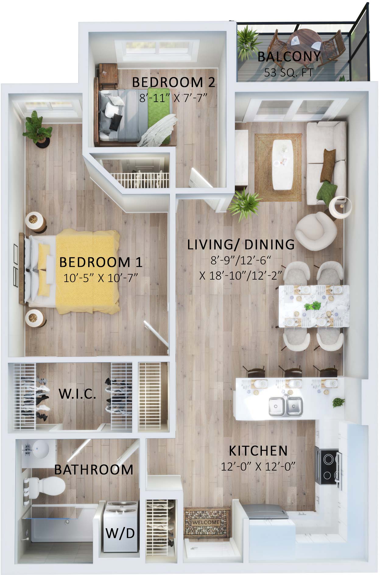 Suite 214 Floorplan