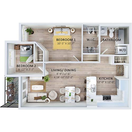 Suite 224 Floorplan