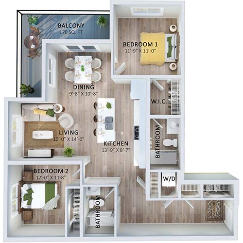 Suite 228 Floorplan