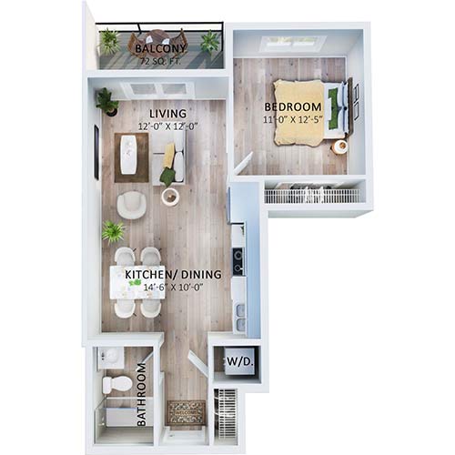 Suite 306 Floorplan