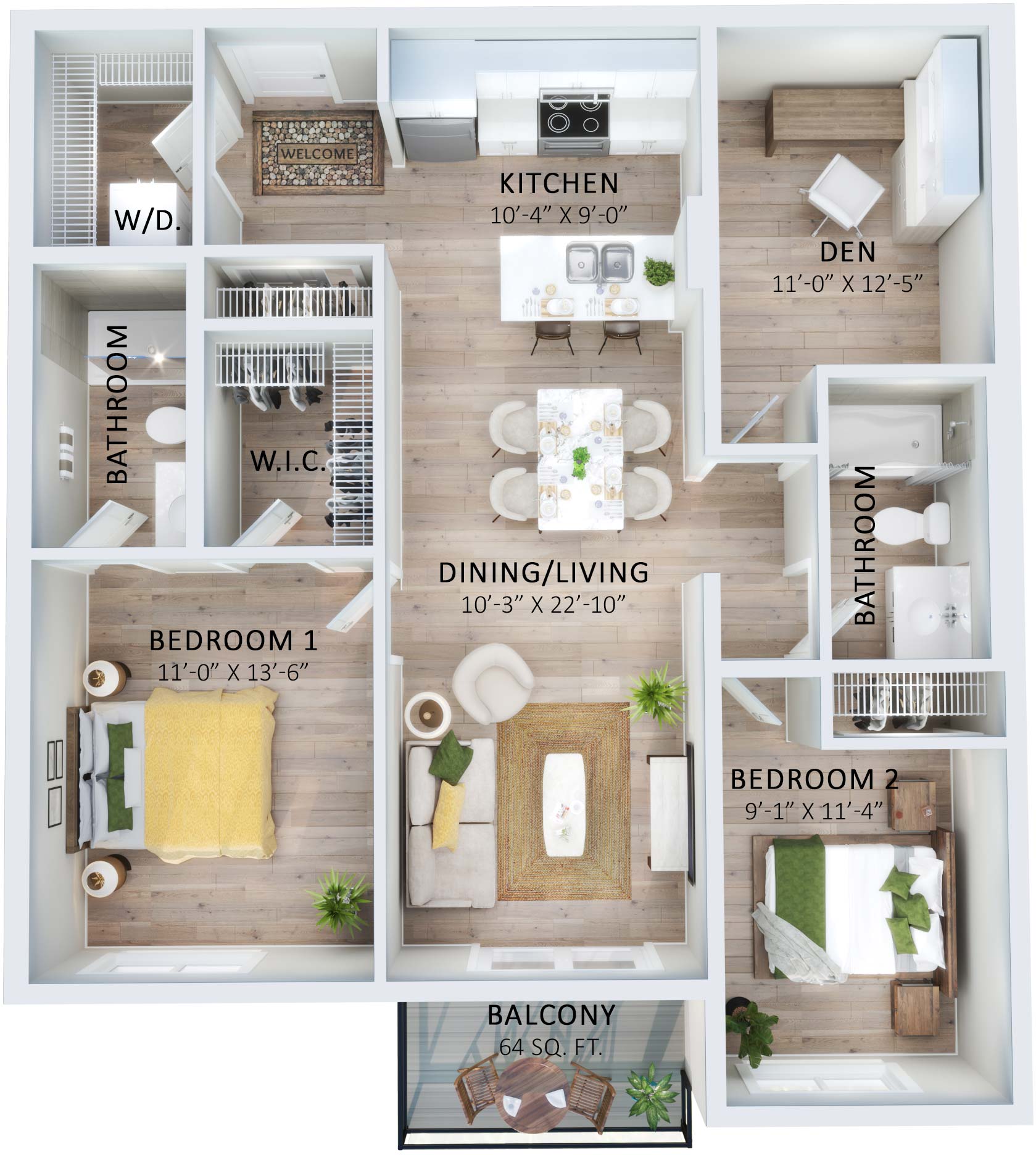 Suite 307 Floorplan