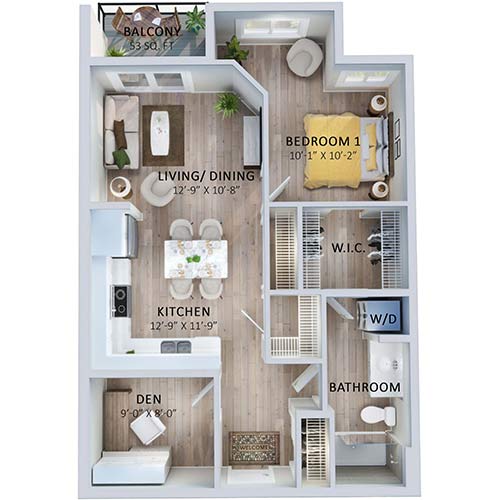 Suite 308 Floorplan