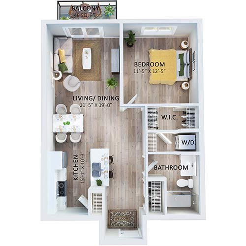 Suite 330 Floorplan