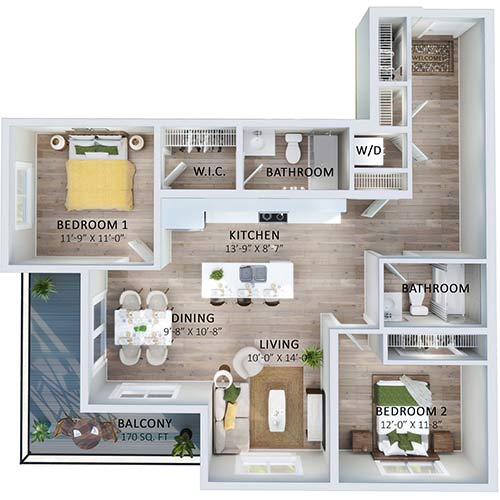 Suite 401 Floorplan
