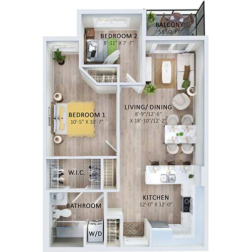 Suite 414 Floorplan
