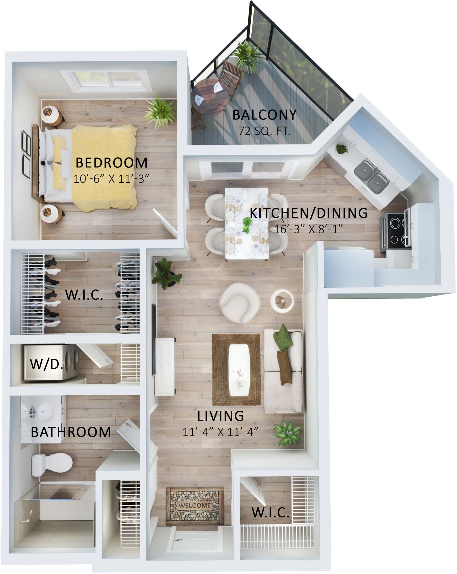 Suite 418 Floorplan