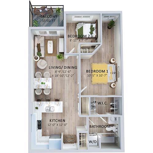 Suite 516 Floorplan