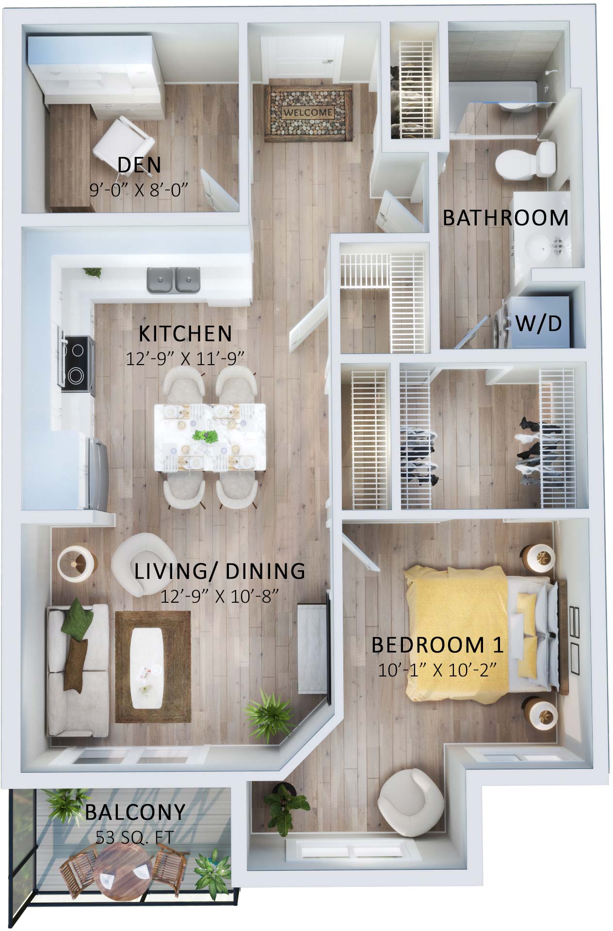 Suite 613 Floorplan