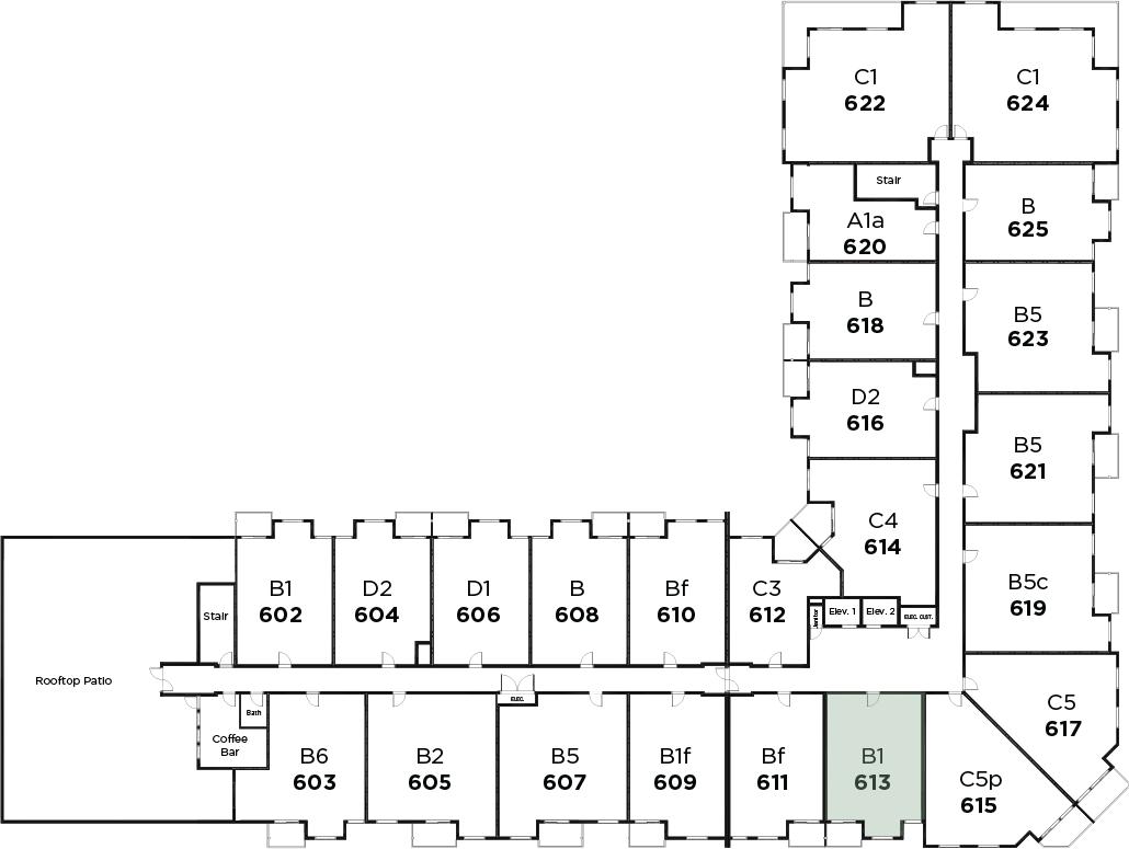 Suite 613 in Parkview