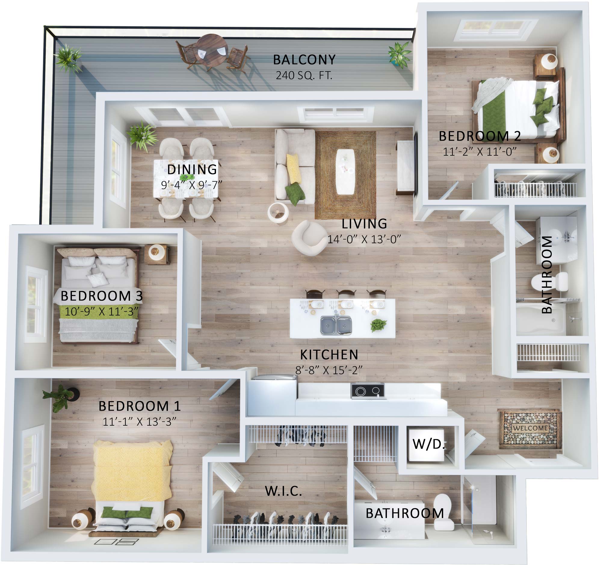 Suite 622 Floorplan