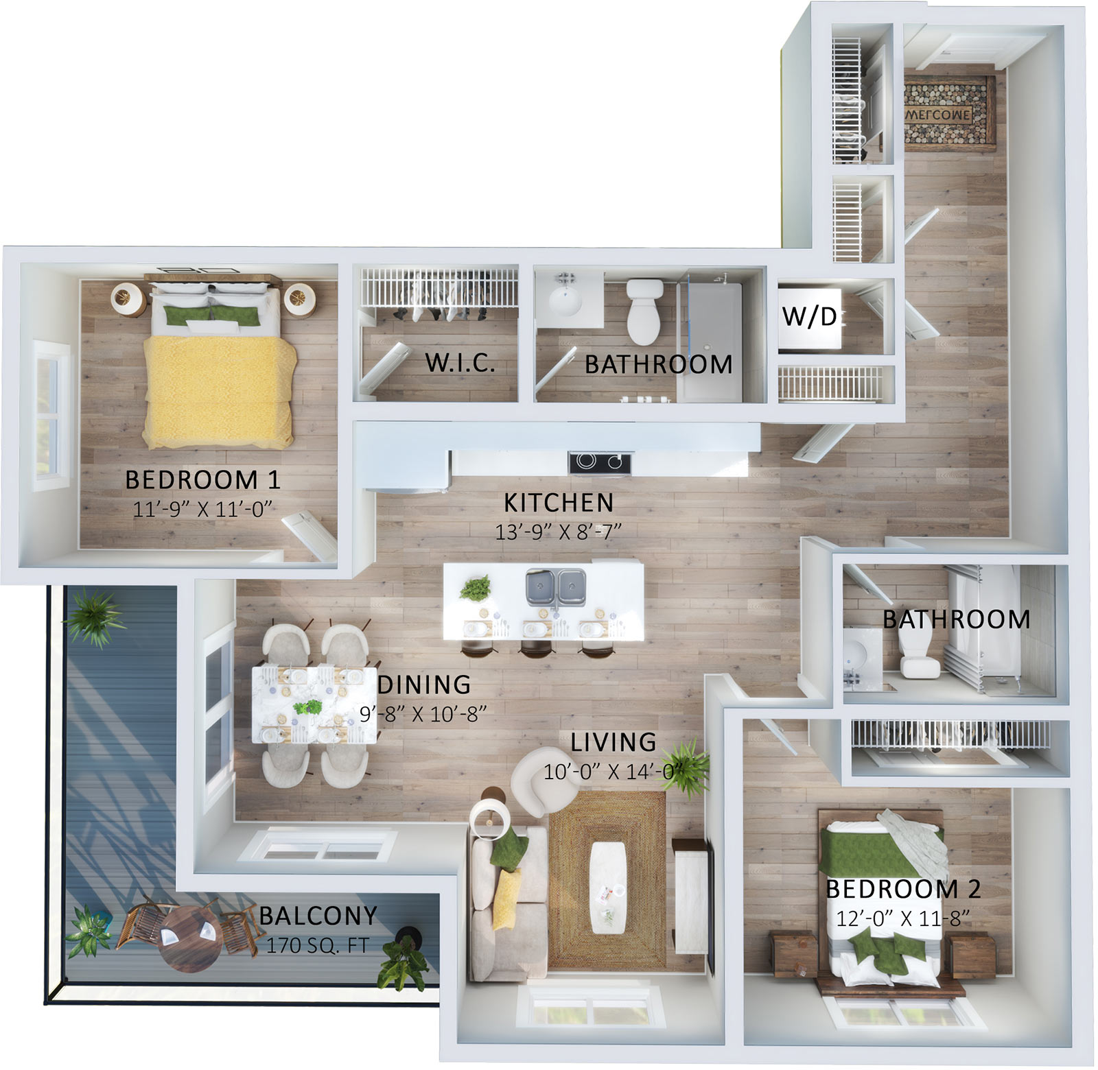 Suite 101 Floorplan