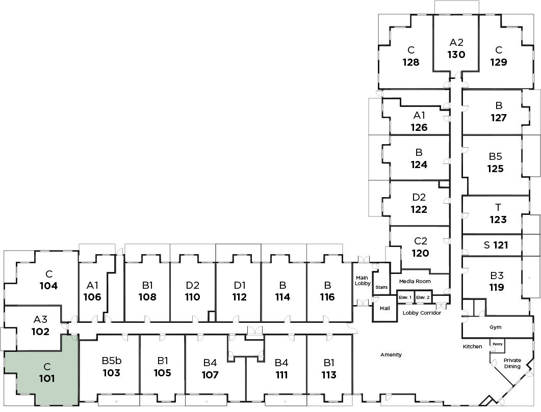 Suite 101 in Parkview