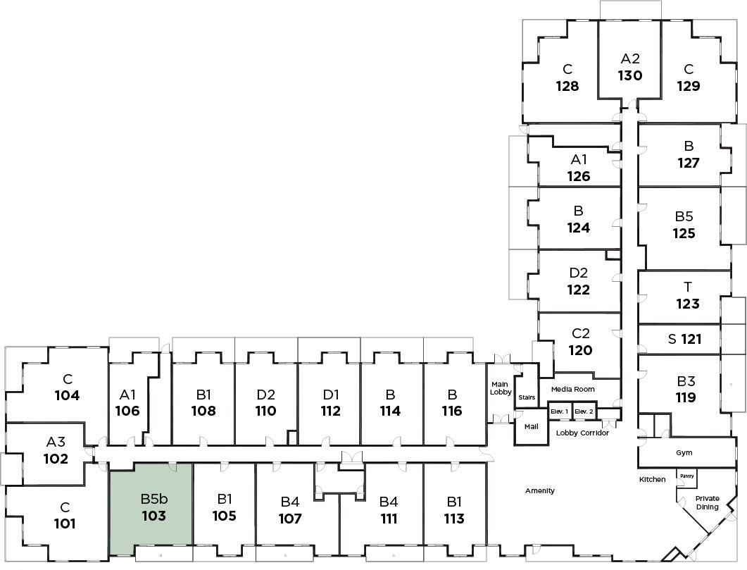 Suite 103 in Parkview