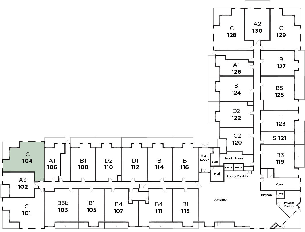 Suite 104 in Parkview