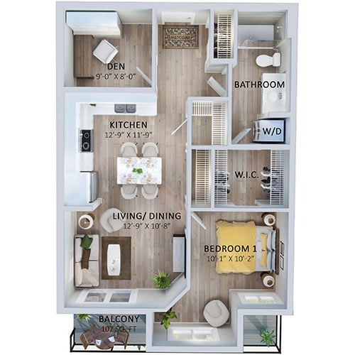Suite 105 Floorplan