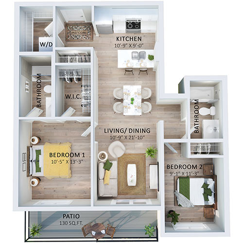 Suite 107 Floorplan