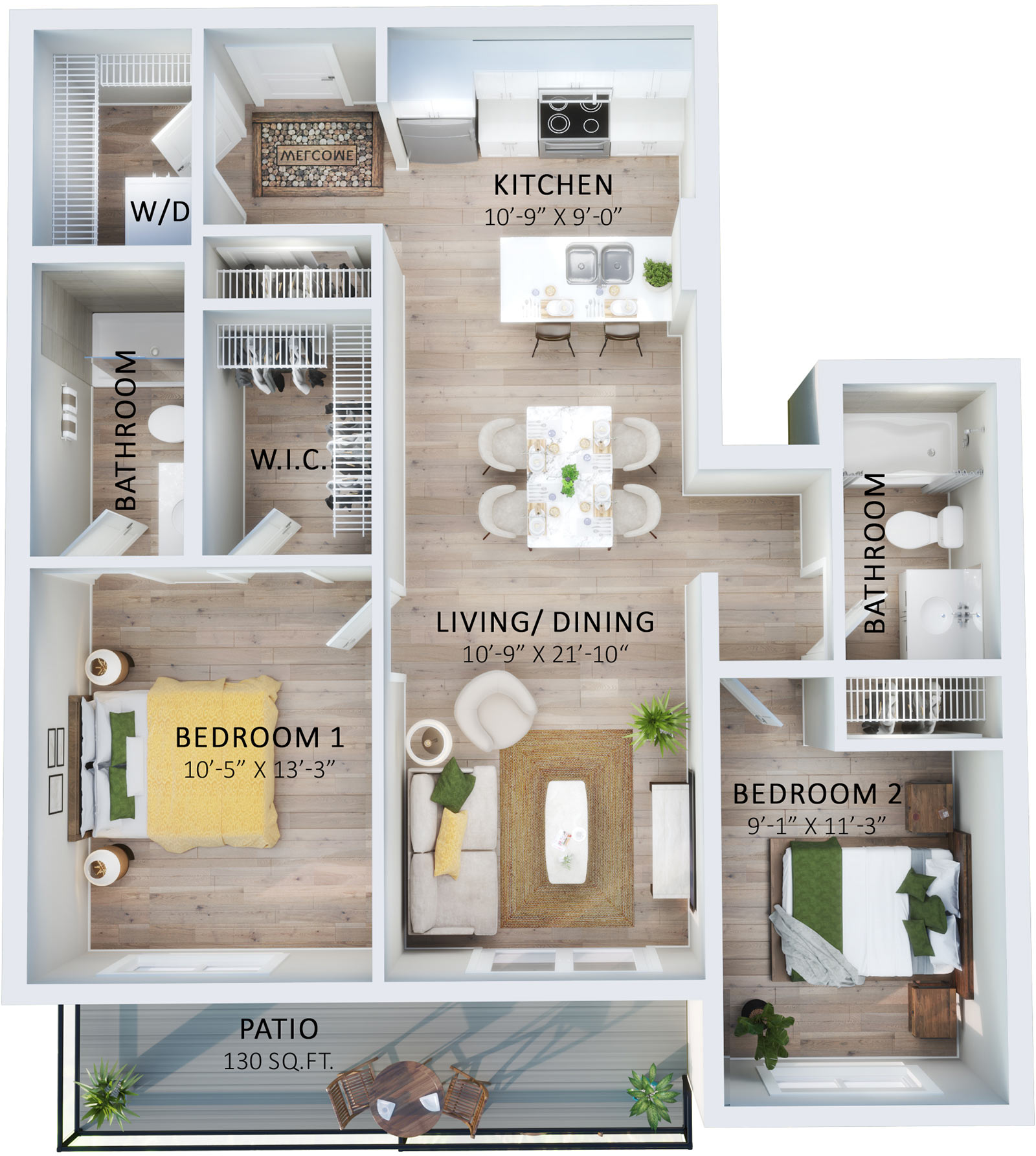 Suite 107 Floorplan