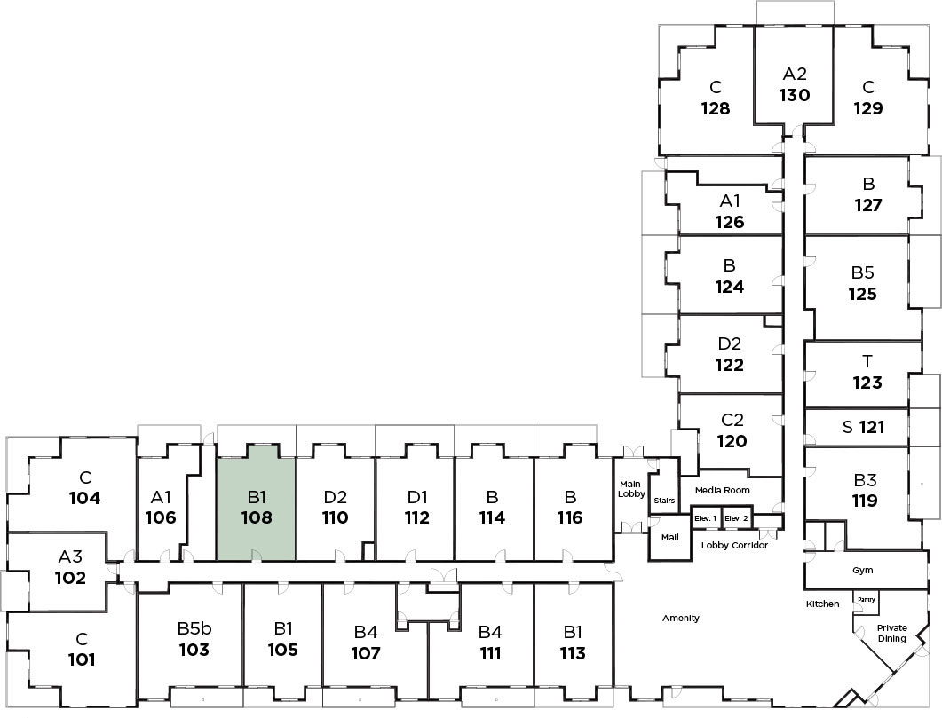 Suite 108 in Parkview