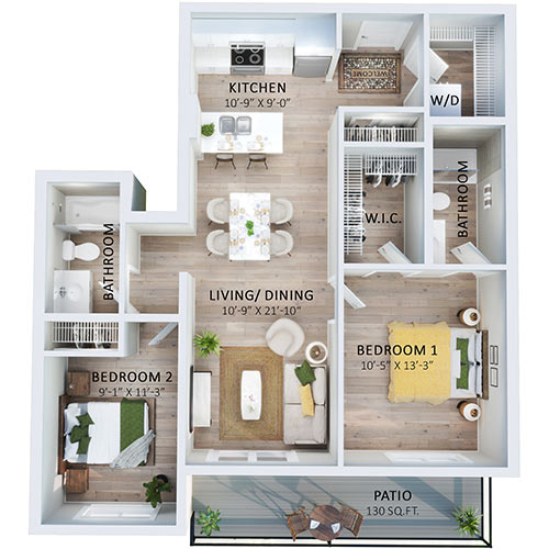 Suite 111 Floorplan