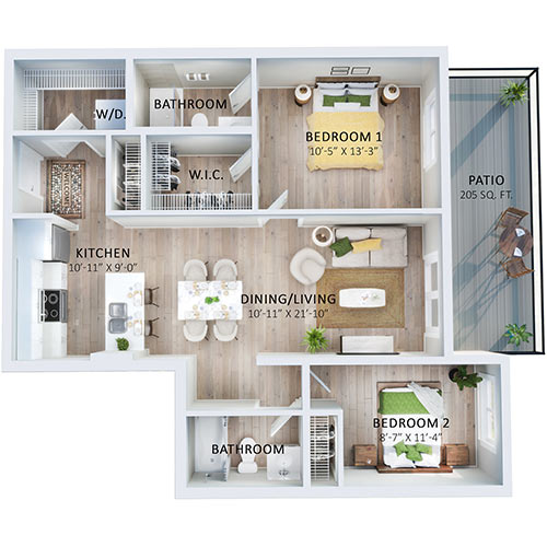 Suite 119 Floorplan