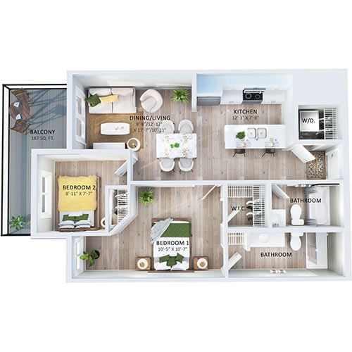 Suite 122 Floorplan