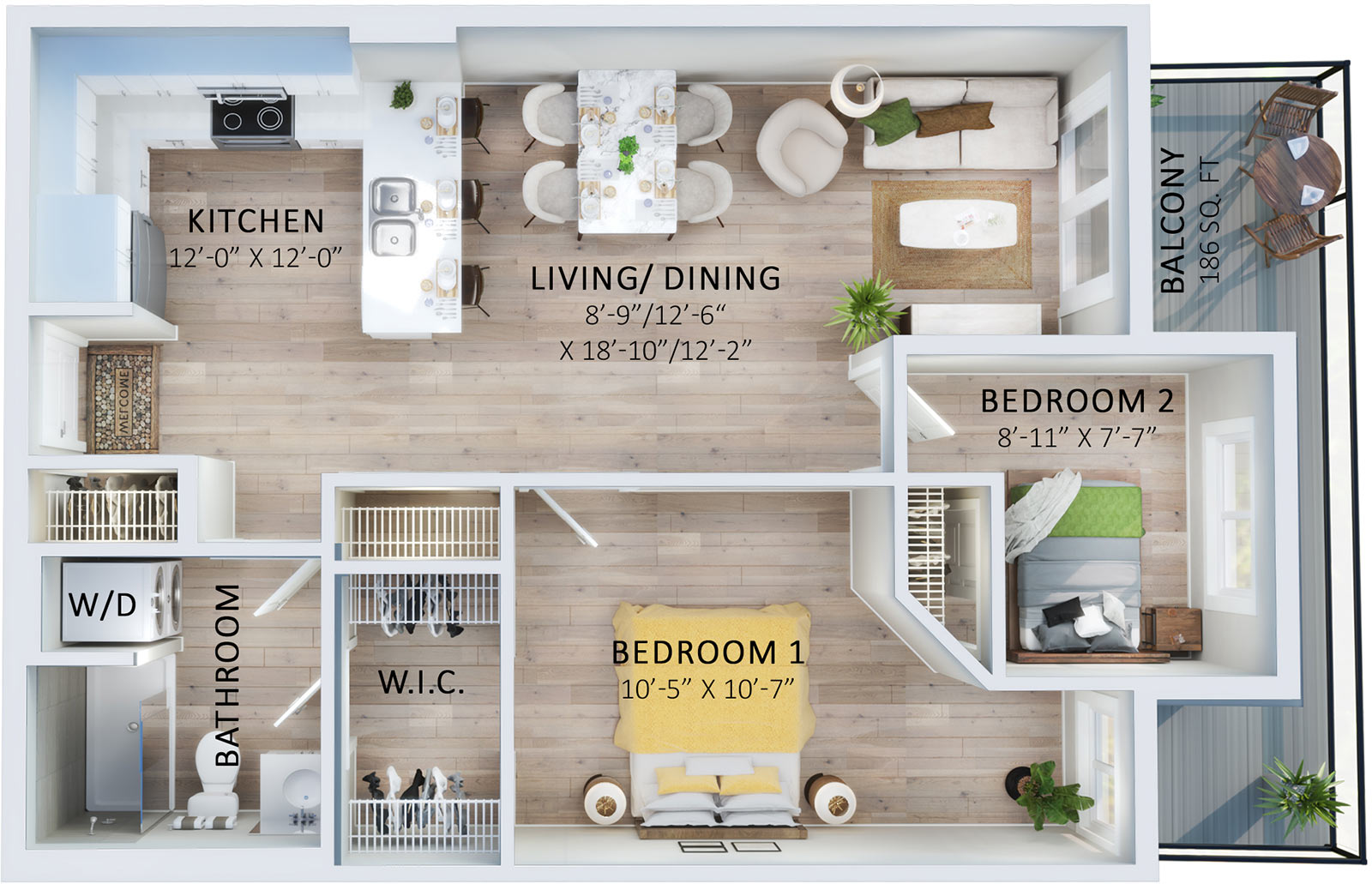 Suite 127 Floorplan
