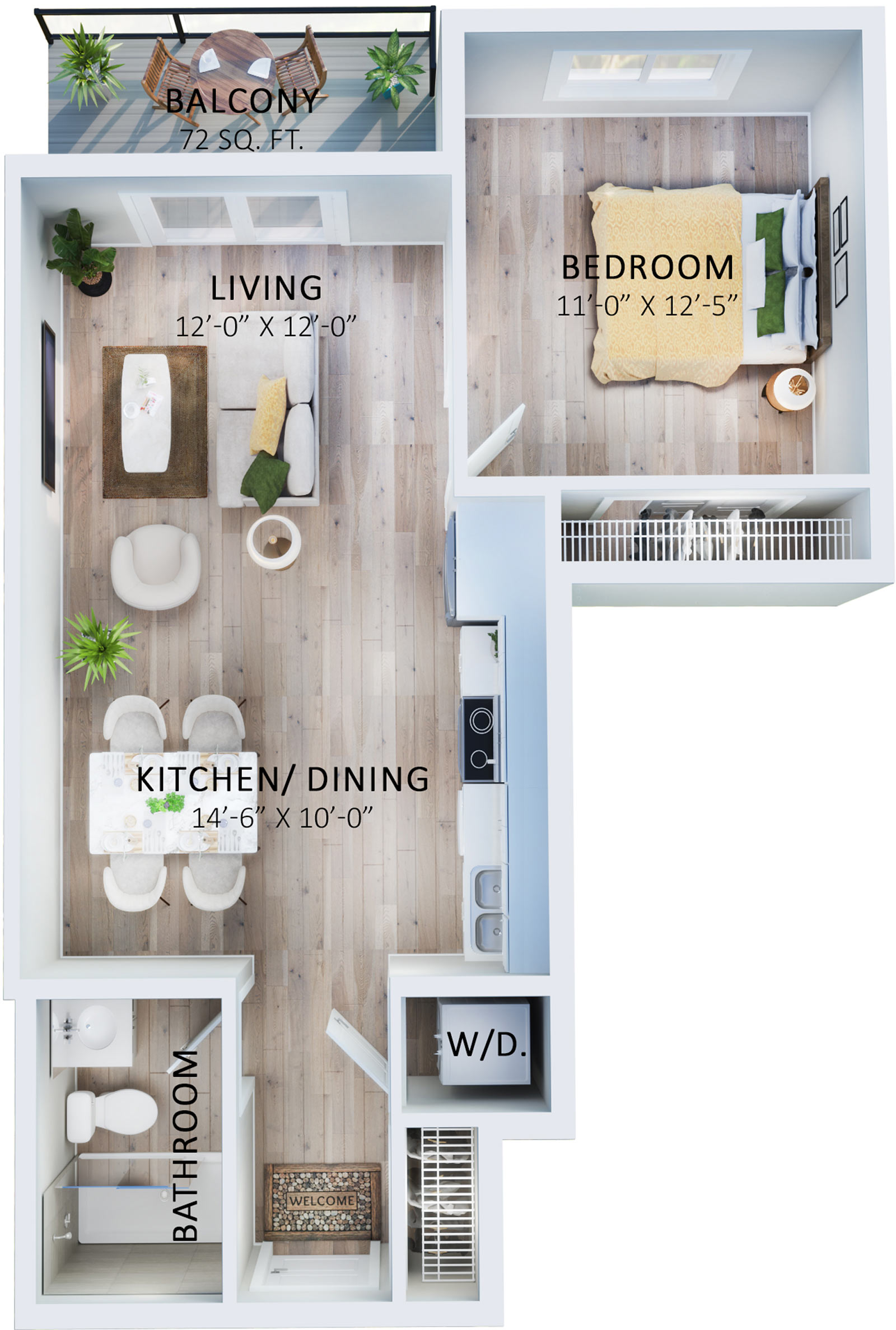 Suite 206 Floorplan