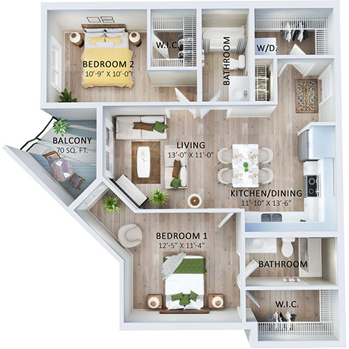 Suite 320 Floorplan