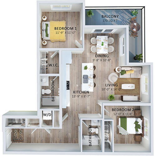 Suite 329 Floorplan