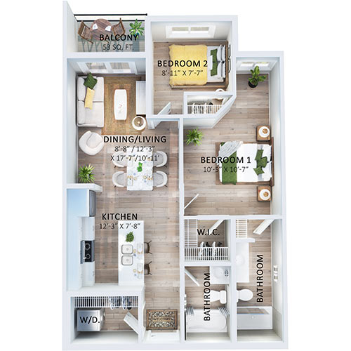 Suite 412 Floorplan