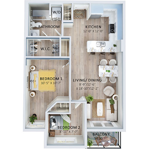 Suite 413 Floorplan