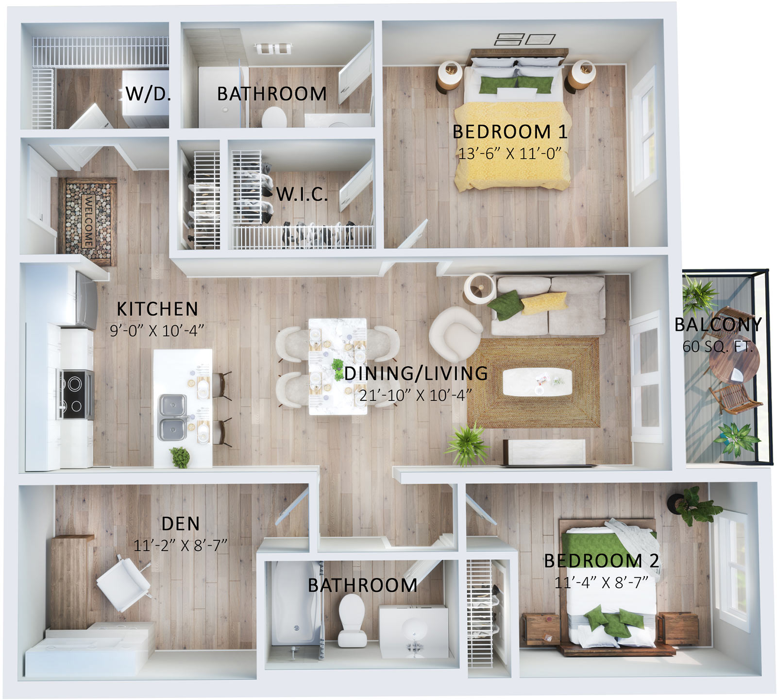 Suite 421 Floorplan