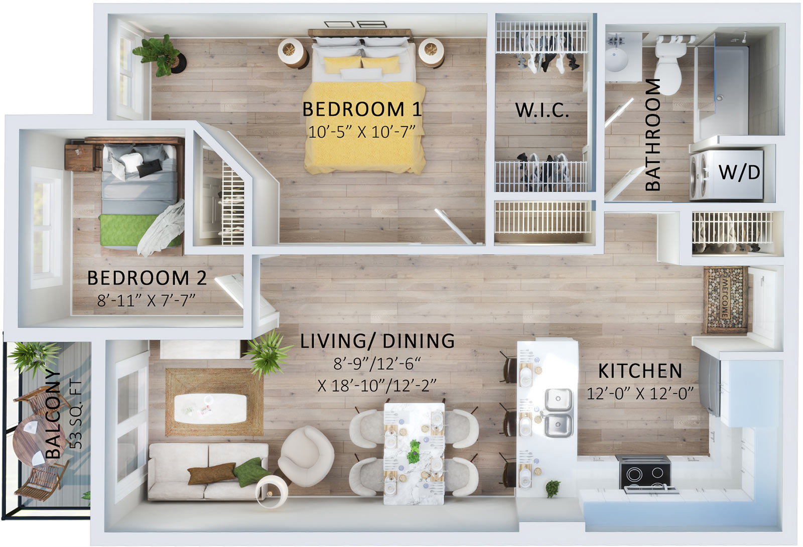 Suite 424 Floorplan