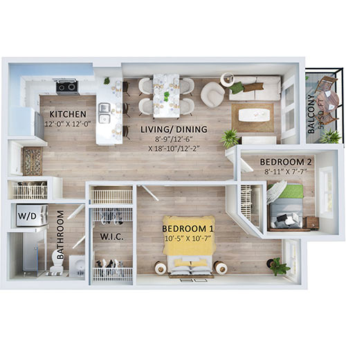 Suite 427 Floorplan