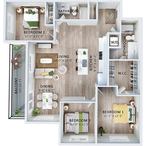 Suite 502 Floorplan