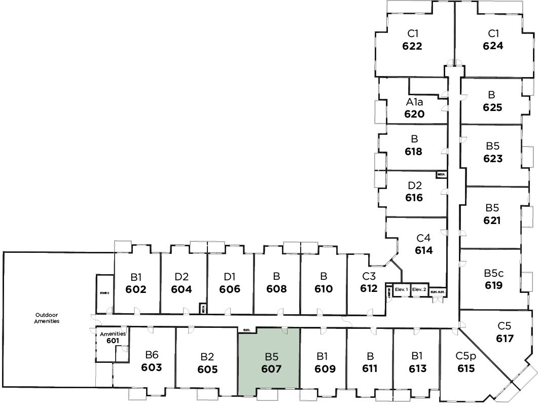 Suite 607 in Parkview