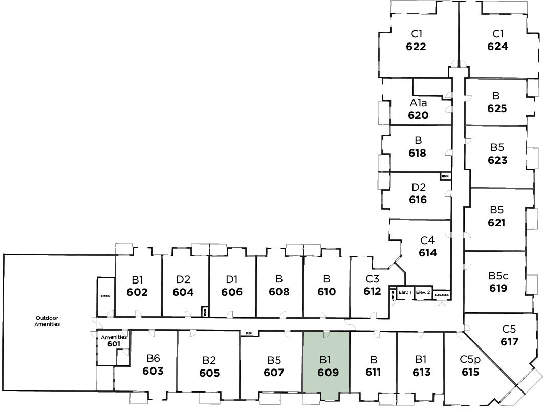 Suite 609 in Parkview