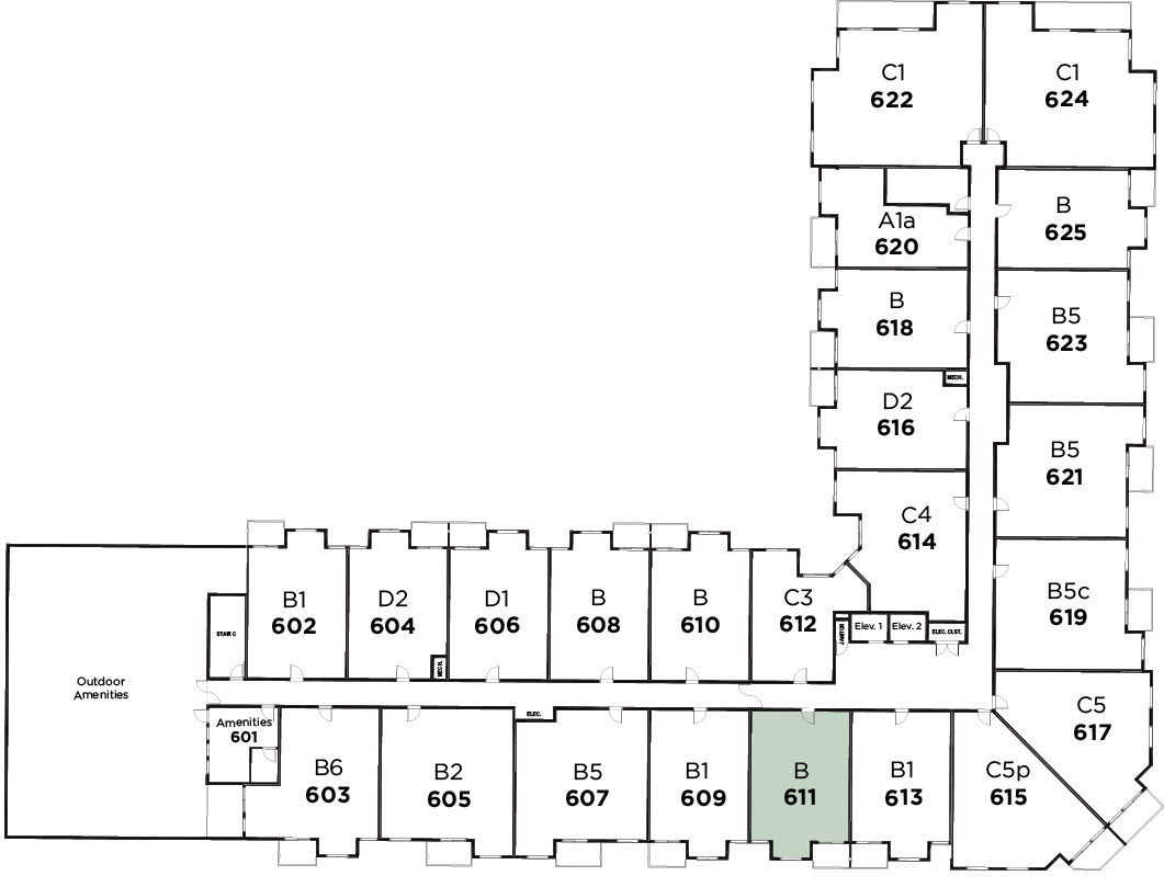 Suite 611 in Parkview