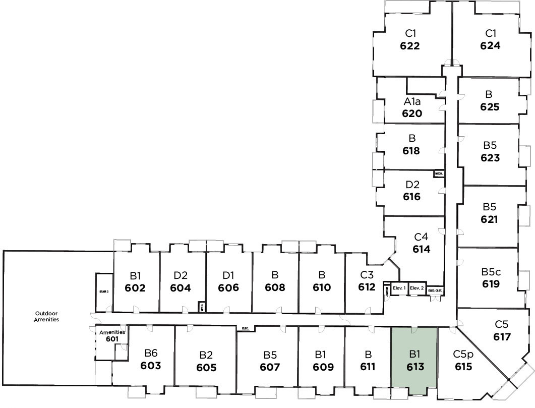 Suite 613 in Parkview