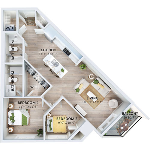 Suite 615 Floorplan