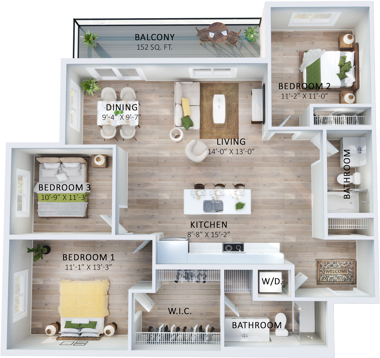 Suite 622 Floorplan