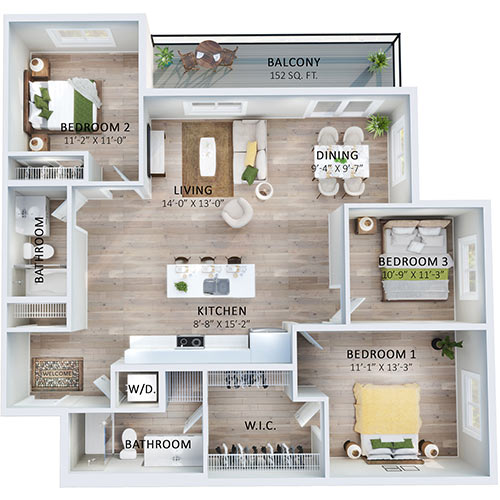 Suite 624 Floorplan