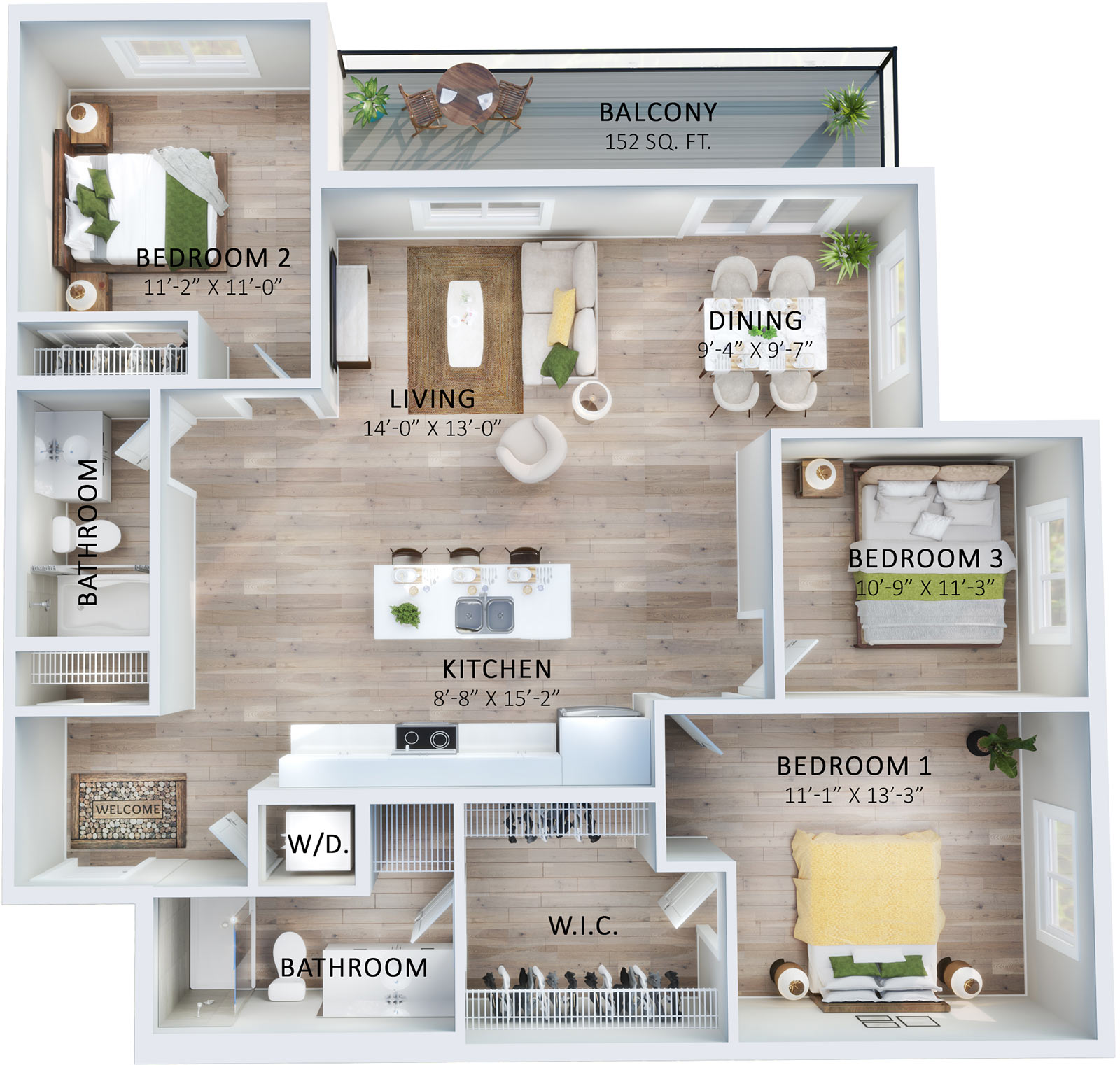 Suite 624 Floorplan