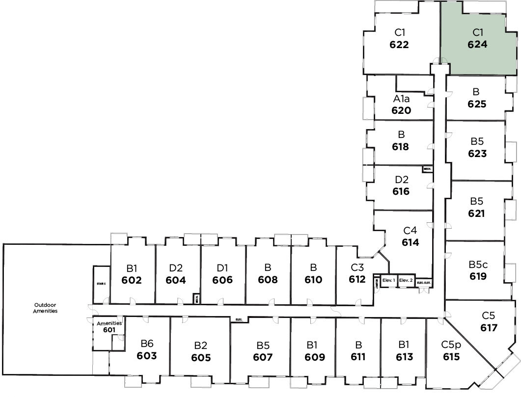 Suite 624 in Parkview